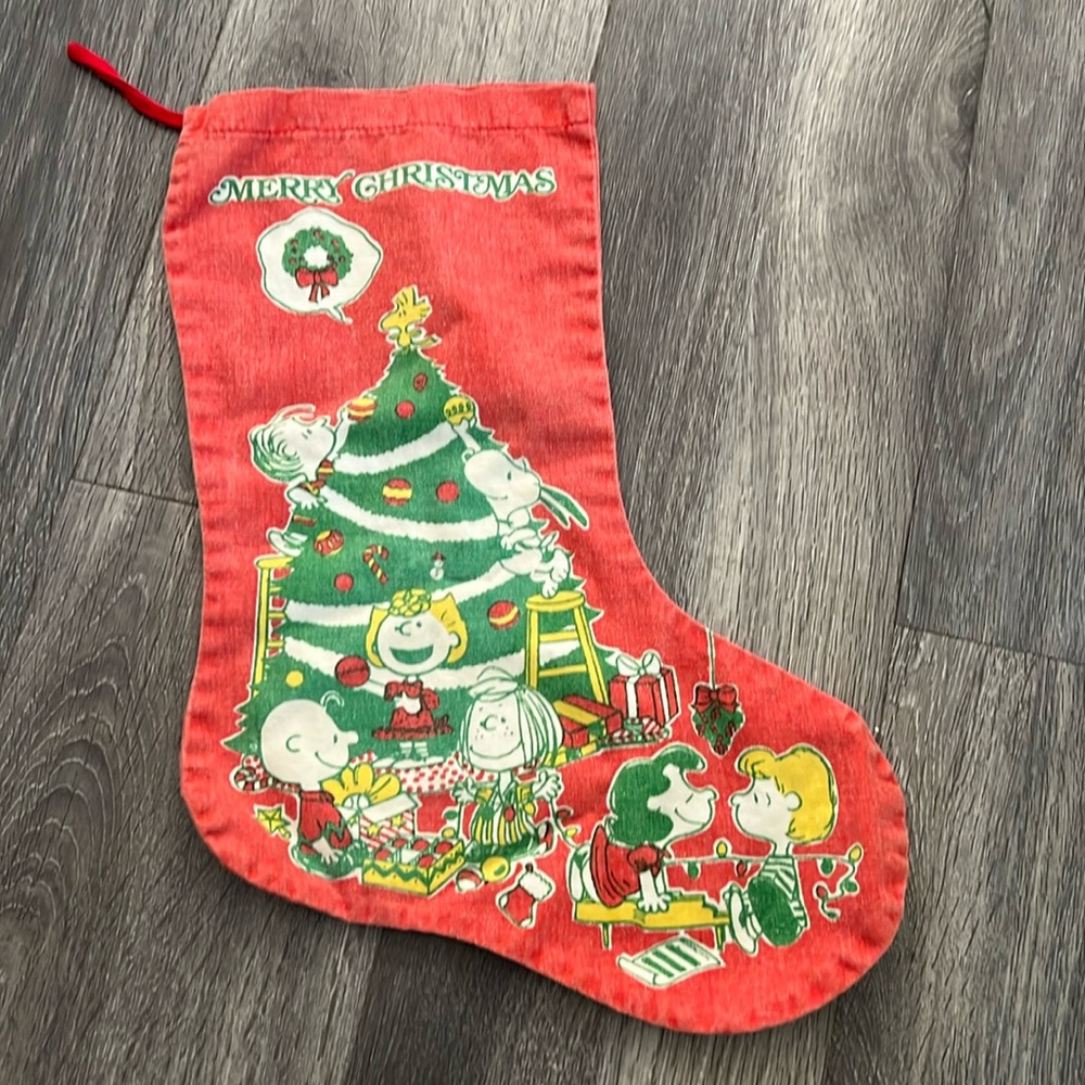 Vintage Peanuts Stocking